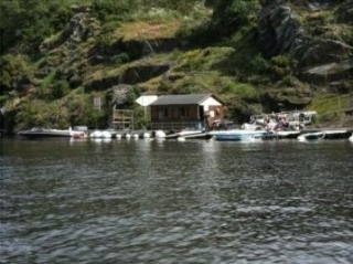  El pontón del Ski Nautique Club de Guerledan 